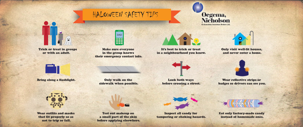 Halloween Safety Tips from Oegema Nicholson & Associates.