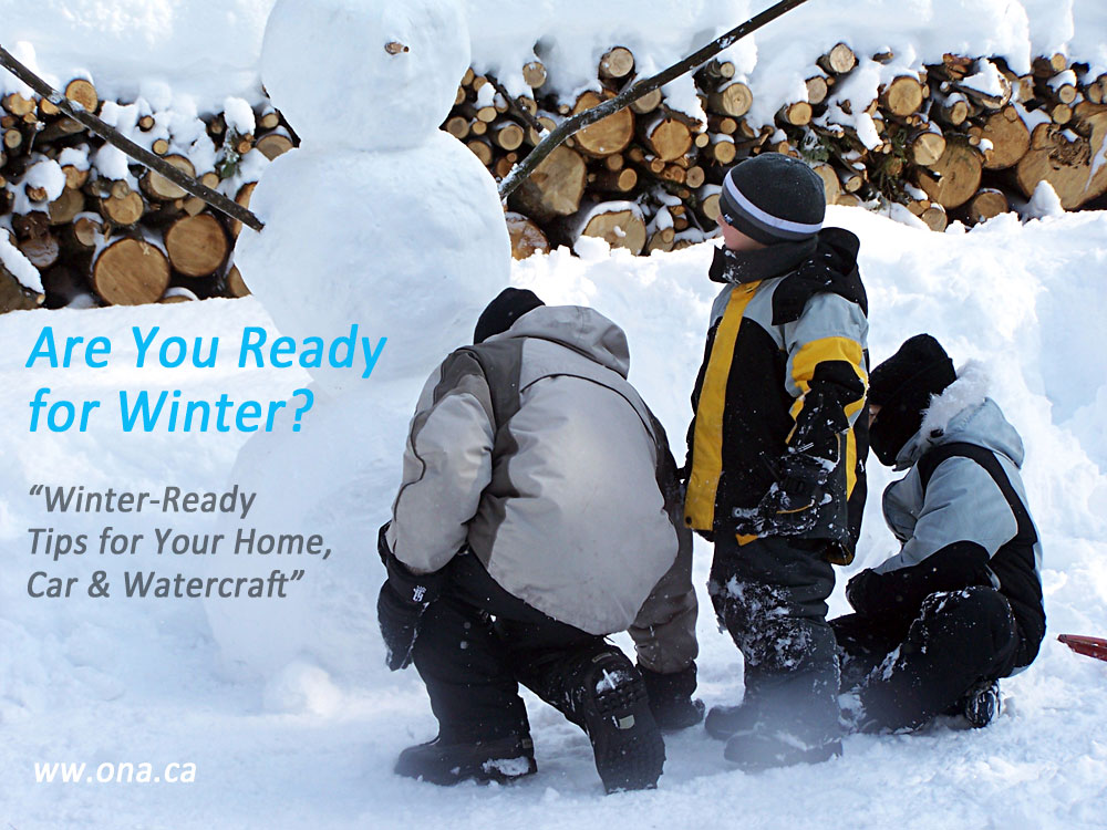Tips to get Ready for Winter, Oegama Nicholson & Associates, Ottawa