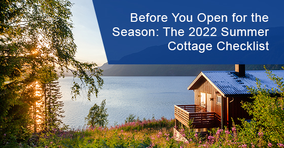 The 2022 summer cottage checklist